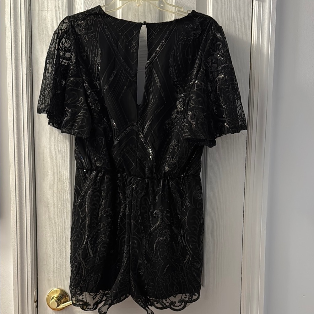 VENUS Black Sequin skort - Picture 5 of 5